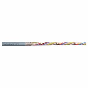 CHAINFLEX CF240PUR-03-18 Data Cable, Cf240-Pur, Pur Jacket, Window Gray, 18 Conductors, 22 Awg, Shielded, 5 X Od | CQ8MJE 801LL2