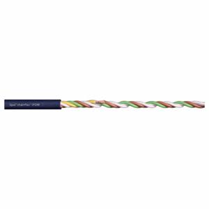 CHAINFLEX CF298-02-08 Data Cable, Cf298, Tpe Jacket, Steel Blue, 8 Conductors, 24 Awg, Unshielded, 3 X Od | CQ8MKE 801LX3