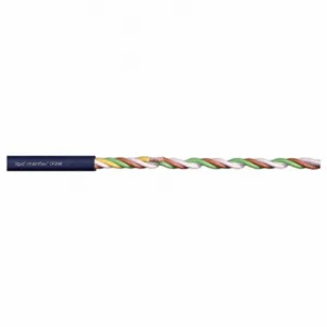 CHAINFLEX CF298-01-08 Data Cable, Cf298, Tpe Jacket, Steel Blue, 8 Conductors, 26 Awg, Unshielded, 3 X Od | CQ8MKF 801LW9