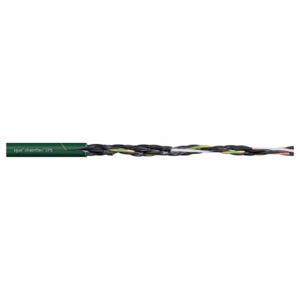 CHAINFLEX CF5-15-36 Control Cable, Cf5, PVC Jacket, Moss Green, 36 Conductors, 16 Awg, Unshielded, 4 X Od | CQ8MZF 801JN6