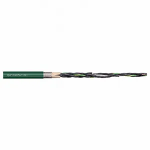 CHAINFLEX CF6-15-36 Control Cable, Cf6, PVC Jacket, Moss Green, 36 Conductors, 16 Awg, Shielded, 4 X Od | CQ8NMY 801JR6