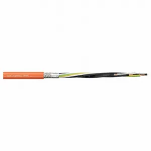 CHAINFLEX CF886-700-01 VFD Motor Cable, CF886, PVC Jacket, 1 Conductors, 8 AWG, 1000 V, 8 x OD | CQ8NQW 801M59