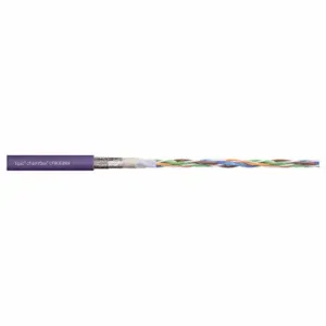 CHAINFLEX CFBUS-040 Bus Cable, CFBUS, Ethernet/CAT5, TPE Jacket, Red, Shielded, 5 x OD, Order by the Foot | CQ8MCJ 801MA9