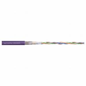 CHAINFLEX CFBUS-LB-021 Bus Cable, CFBUS-LB, CAN-Bus, TPE Jacket, Red, Shielded, 4 x OD, Order by the Foot | CQ8MCT 801MC7