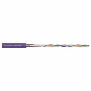 CHAINFLEX CFBUS-LB-045 Bus Cable, CFBUS-LB, Ethernet/CAT5e, TPE Jacket, Red, Shielded, 4 x OD, Order by the Foot | CQ8MCX 801MD1