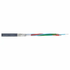 CHAINFLEX CFROBOT8-P-045 Bus Cable, CFROBOT8.PLUS, Shielded, PUR Jacket, Ethernet/CAT5, 0.3 Inch Outside Dia | CQ8MEL 801MM1