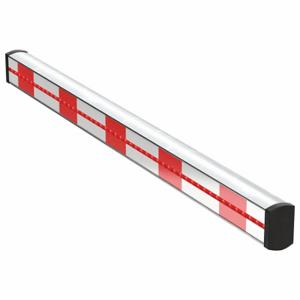 CHAMBERLAIN MALED17 Barrier Arm, Entry/Exit, LED, Red/White | CQ8PBK 45GF88