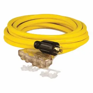 CHAMPION POWER EQUIPMENT 48033 Generator Ext Cord, 25ft, 30A, 125/250V, 25 ft Cord Length, L14-30P, 10/3 | CQ8PUG 53EC27