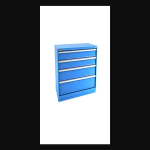 Champion Tool Storage D15000401ILCFTB-BB Cabinet, 56-1/2 x 35-7/8 x 28-1/2 Inch Size, 4 Drawers, 78 Compartment, Bright Blue | CJ6BLT