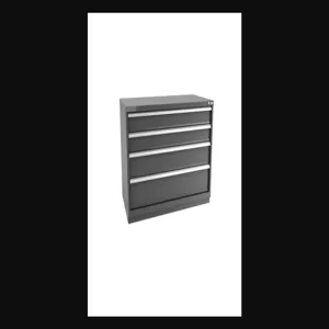 Champion Tool Storage D15000401ILCFTB-DG Cabinet, 56-1/2 x 35-7/8 x 28-1/2 Inch Size, 4 Drawers, 78 Compartment, Dark Gray | CJ6BVN