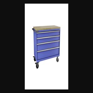 Champion Tool Storage D15000401ILCMB8BBT-BB Cabinet, 56-1/2 x 43-1/4 x 28-1/2 Inch Size, 4 Drawers, 108 Compartment, Bright Blue | CJ6BEB