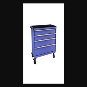 Champion Tool Storage D15000401ILCMB8RT-BB Cabinet, 56-1/2 x 43-1/4 x 28-1/2 Inch Size, 4 Drawers, 108 Compartment, Bright Blue | CJ6BEH