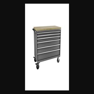 Champion Tool Storage D15000601ILMB8BBT-DG Cabinet, 56-1/2 x 43-1/4 x 28-1/2 Inch Size, 6 Drawers, Dark Grey | CJ6BGV