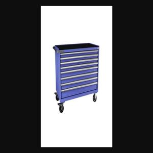 Champion Tool Storage D15000801ILMB8RT-BB Cabinet, 56-1/2 x 43-1/4 x 28-1/2 Inch Size, 8 Drawers, Bright Blue | CJ6BEL