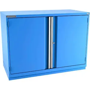 Champion Tool Storage D15002FDIL-BB Cabinet, 56-1/2 x 35-7/8 x 28-1/2 Inch Size, 2 Doors, 1 Shelf, Bright Blue | CJ6BZT