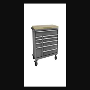 Champion Tool Storage D1500DB10MB8BBT-DG Cabinet, 56-1/2 x 33-1/2 x 28-1/2 Inch Size, 10 Drawers, Dark Grey | CJ6BHF