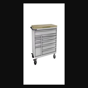 Champion Tool Storage D1500DB10MB8BBT-LG Cabinet, 56-1/2 x 33-1/2 x 28-1/2 Inch Size, 10 Drawers, Light Grey | CJ6BFX