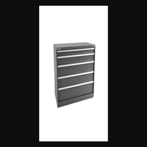 Champion Tool Storage D18000501ILCFTB-DG Cabinet, 56-1/2 x 41-3/4 x 28-1/2 Inch Size, 5 Drawers, 94 Compartment, Dark Gray | CJ6BVR