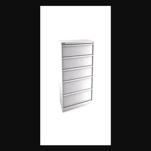 Champion Tool Storage D27000501ILCFTB-LG Cabinet, 56-1/2 x 59-1/2 x 28-1/2 Inch Size, 5 Drawers, 36 Compartment, Light Gray | CJ6BQX