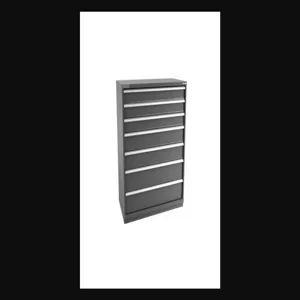 Champion Tool Storage D27000701ILCFTB-DG Cabinet, 56-1/2 x 59-1/2 x 28-1/2 Inch Size, 7 Drawers, 144 Compartment, Dark Gray | CJ6BVX