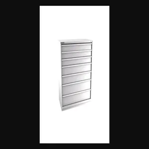 Champion Tool Storage D27000701ILCFTB-LG Cabinet, 56-1/2 x 59-1/2 x 28-1/2 Inch Size, 7 Drawers, 144 Compartment, Light Gray | CJ6BQZ