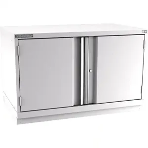 Champion Tool Storage E12002FDIL-LG Cabinet, 47 x 29-7/8 x 28-1/2 Inch Size, 2 Doors, 1 Shelf, Light Gray | CJ6CAY