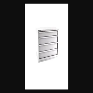 Champion Tool Storage E15000401ILCFTB-LG Cabinet, 47 x 35-7/8 x 28-1/2 Inch Size, 4 Drawers, 84 Compartment, Light Gray | CJ6BPT