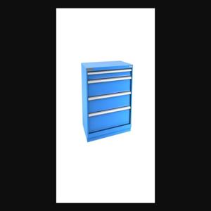 Champion Tool Storage E15000402ILCFTB-BB Cabinet, 47 x 35-7/8 x 28-1/2 Inch Size, 4 Drawers, 104 Compartment, Bright Blue | CJ6BKW