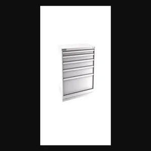 Champion Tool Storage E15000501ILCFTB-LG Cabinet, 47 x 35-7/8 x 28-1/2 Inch Size, 5 Drawers, 132 Compartment, Light Gray | CJ6BPV