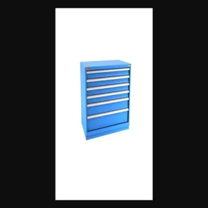 Champion Tool Storage E15000601ILCFTB-BB Cabinet, 47 x 35-7/8 x 28-1/2 Inch Size, 6 Drawers, 188 Compartment, Bright Blue | CJ6BKY