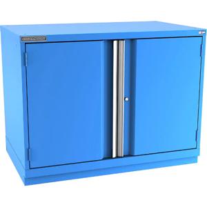 Champion Tool Storage E15002FDIL-BB Cabinet, 47 x 35-7/8 x 28-1/2 Inch Size, 2 Doors, 1 Shelf, Bright Blue | CJ6BZJ