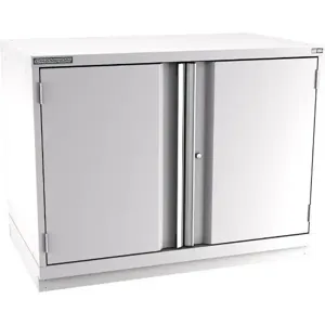 Champion Tool Storage E15002FDIL-LG Cabinet, 47 x 35-7/8 x 28-1/2 Inch Size, 2 Doors, 1 Shelf, Light Gray | CJ6CAZ