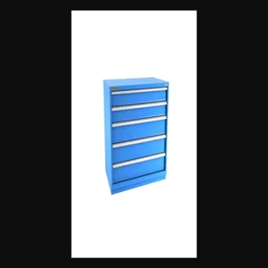 Champion Tool Storage E18000501ILCFTB-BB Cabinet, 47 x 41-3/4 x 28-1/2 Inch Size, 5 Drawers, 108 Compartment, Bright Blue | CJ6BLC