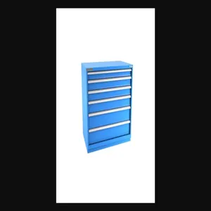 Champion Tool Storage E18000601ILCFTB-BB Cabinet, 47 x 41-3/4 x 28-1/2 Inch Size, 6 Drawers, 170 Compartment, Bright Blue | CJ6BLE