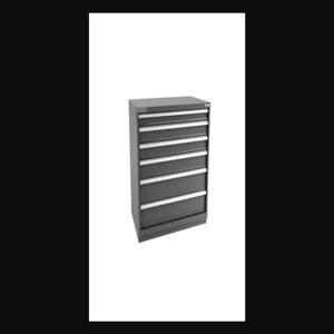 Champion Tool Storage E18000601ILCFTB-DG Cabinet, 47 x 41-3/4 x 28-1/2 Inch Size, 6 Drawers, 170 Compartment, Dark Gray | CJ6BVA