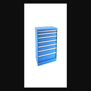 Champion Tool Storage E18000701ILCFTB-BB Cabinet, 47 x 41-3/4 x 28-1/2 Inch Size, 7 Drawers, 180 Compartment, Bright Blue | CJ6BLF