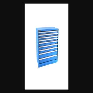 Champion Tool Storage E18000902ILCFTB-BB Cabinet, 47 x 41-3/4 x 28-1/2 Inch Size, 9 Drawers, 240 Compartment, Bright Blue | CJ6BLJ
