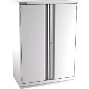 Champion Tool Storage E30502FDIL-LG Cabinet, 47 x 66-3/8 x 28-1/2 Inch Size, 2 Doors, 3 Shelves, Light Gray | CJ6CBD