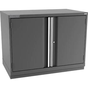 Champion Tool Storage E12002FDIL-DG Cabinet, 47 x 29-7/8 x 28-1/2 Inch Size, 2 Doors, 1 Shelf, Dark Gray | CJ6CCN