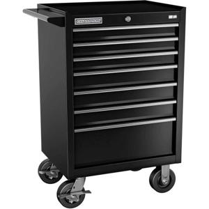 Champion Tool Storage FMP2707RC-BK Cabinet, 27 x 20 Inch Size, 7 Drawers, Casters, Black | CJ6BCY