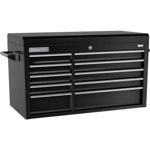 Champion Tool Storage FMP4110TC-BK Cabinet, 41 x 20 Inch Size, 10 Drawers, Top Chest, Black | CJ6BBV
