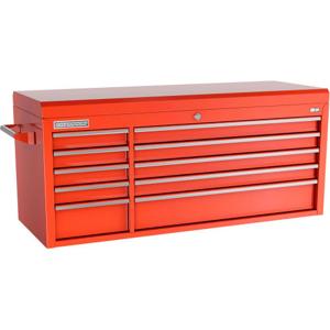 Champion Tool Storage FMP5410TC-RD Cabinet, 54 x 20 Inch Size, 10 Drawers, Top Chest, Red | CJ6BBQ