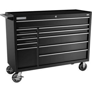 Champion Tool Storage FMP5411RC-BK Cabinet, 54 x 20 Inch Size, 11 Drawers, Casters, Black | CJ6BBK
