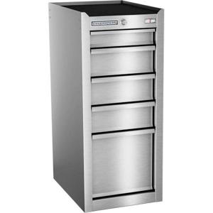 Champion Tool Storage FMPS1505SL Side Cabinet, 15 x 20 Inch Size, 5 Drawers | CJ6BBG