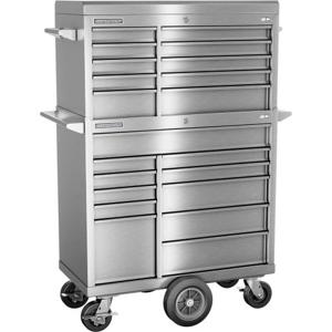 Champion Tool Storage FMPS4121MC Cabinet, 41 x 20 Inch Size, 21 Drawers, Top Chest/Cabinet and Cart | CJ6BAX