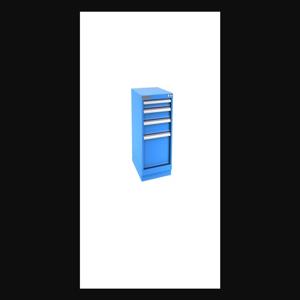 Champion Tool Storage N12000501ILCFTB-BB Cabinet, 22-3/16 x 29-7/8 x 28-1/2 Inch Size, 5 Drawers, 42 Compartment, Bright Blue | CJ6BHR