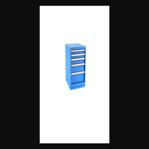 Champion Tool Storage N12000502ILCFTB-BB Cabinet, 22-3/16 x 29-7/8 x 28-1/2 Inch Size, 5 Drawers, 49 Compartment, Bright Blue | CJ6BHT