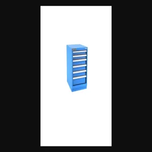 Champion Tool Storage N12000601ILCFTB-BB Cabinet, 22-3/16 x 29-7/8 x 28-1/2 Inch Size, 6 Drawers, 70 Compartment, Bright Blue | CJ6BHU