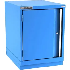 Champion Tool Storage N1200FDIL-BB Cabinet, 22-3/16 x 29-7/8 x 28-1/2 Inch Size, 1 Door, 1 Shelf, Bright Blue | CJ6BYK