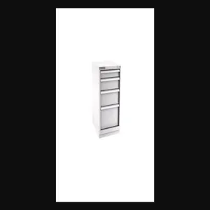 Champion Tool Storage N15000401ILCFTB-LG Cabinet, 22-3/16 x 35-7/8 x 28-1/2 Inch Size, 4 Drawers, 21 Compartment, Light Gray | CJ6BMU